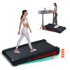 7° Incline Walking Pad Treadmill - Portable Compact Treadmills Under Desk Treadmill, Incline Treadmills for Home Office, Upright Stand