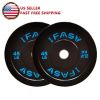 Olympic Weight Plates, Rubber Bumper Plates, 2 Inch Steel Insert 45lb Bundle Options Available for Home Gym Strength Training, Weightlifting