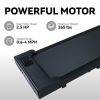 2.5HP Under Desk Treadmill, Portable Walking Pad for Home & Office, Compact Running & Walking Machine with Remote Control, LED Display, Black