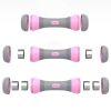 1 pair Ladies Adjustable Dumbbells Fitness Equipment Barbell Tablets Cast Iron Coated Plastic Yoga Dumbbell Plastic Dumbbells 2 Kilos to 4kilos Weight