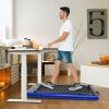 2-in-1 Folding Walking Pad Treadmill with Dual LED Display